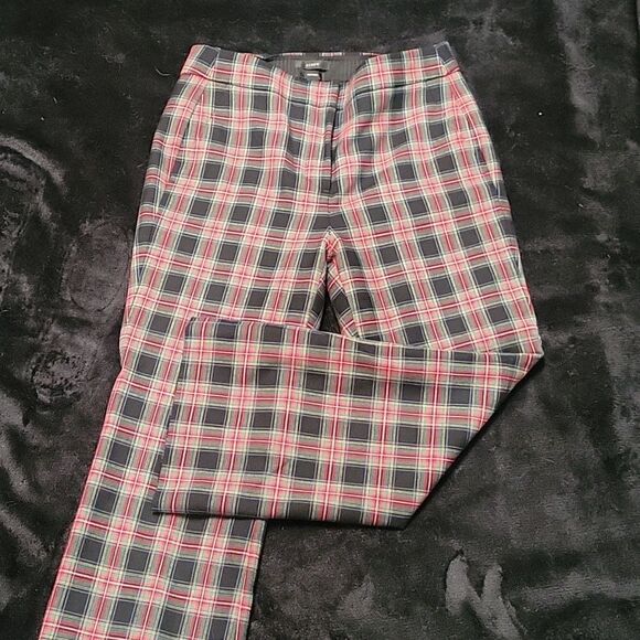 J. Crew plaid Hayden crop flare pants-4P - Picture 1 of 3
